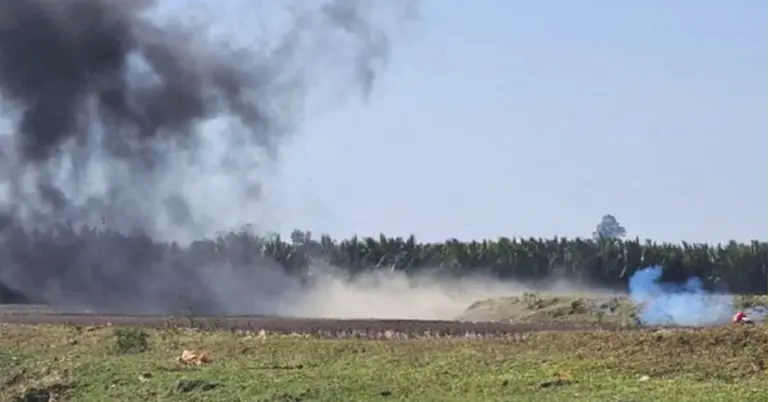 হোয়াইক্যং সীমান্তে সংঘর্ষের ধোঁয়া